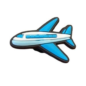 Airplane Croc Charm
